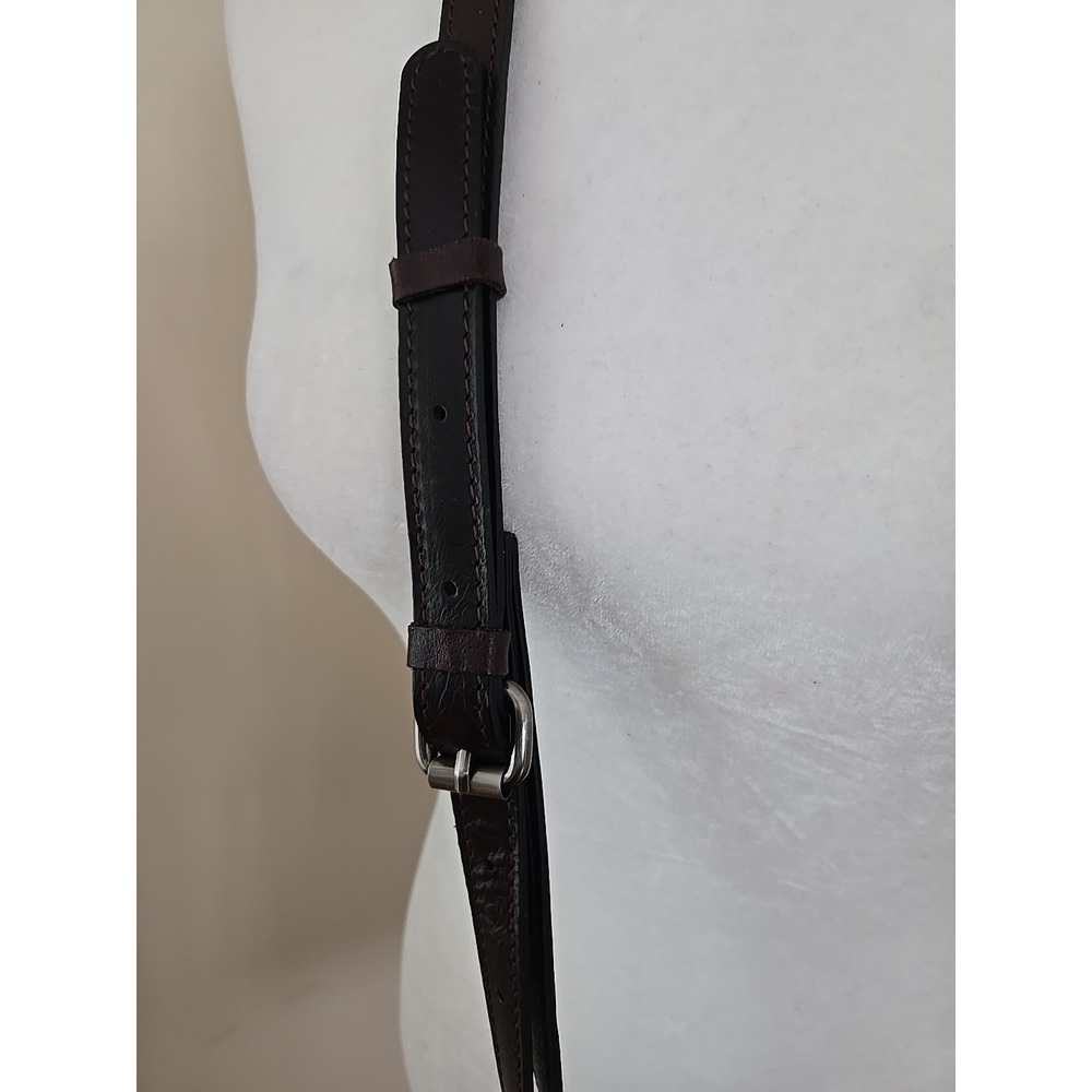 Patricia Nash Melrose Drawstring with Floret Key Fob Plum Nubuck Suede Crossbody - Picture 4 of 16